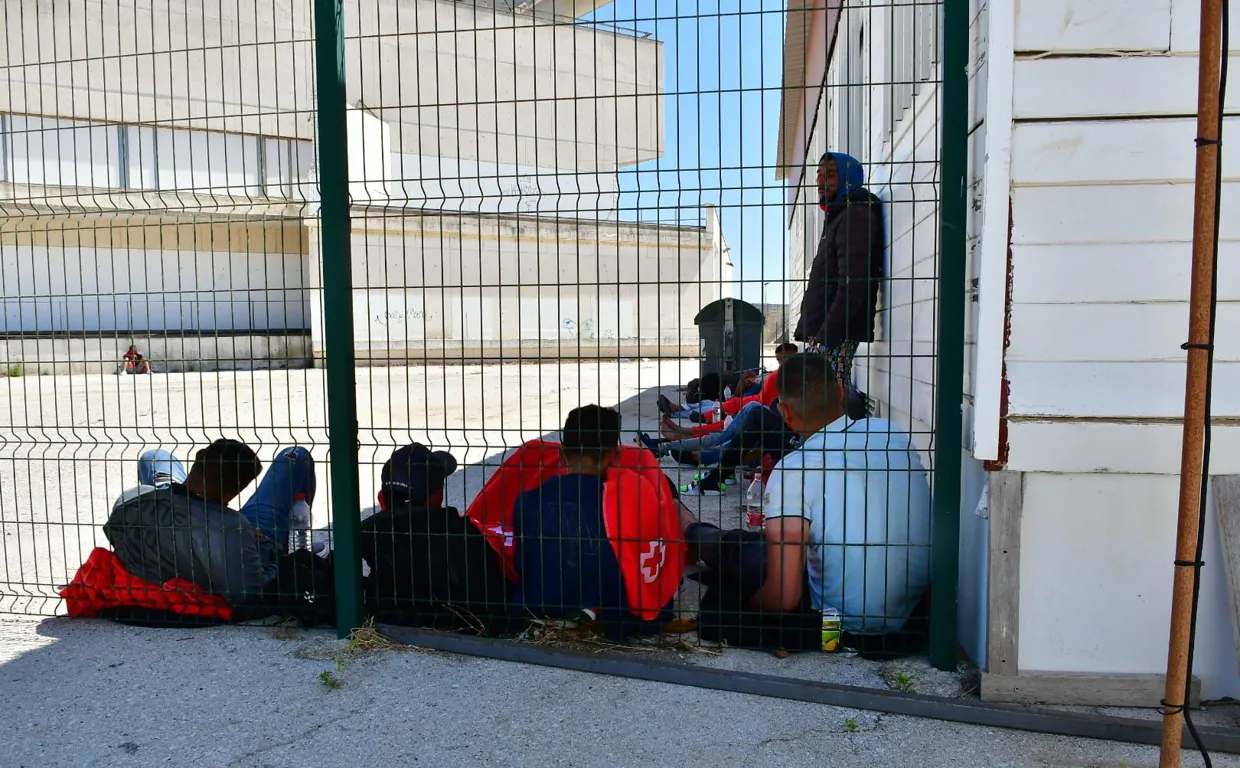 Algunos de los inmigrantes que han llegado hoy miércoles a Cádiz