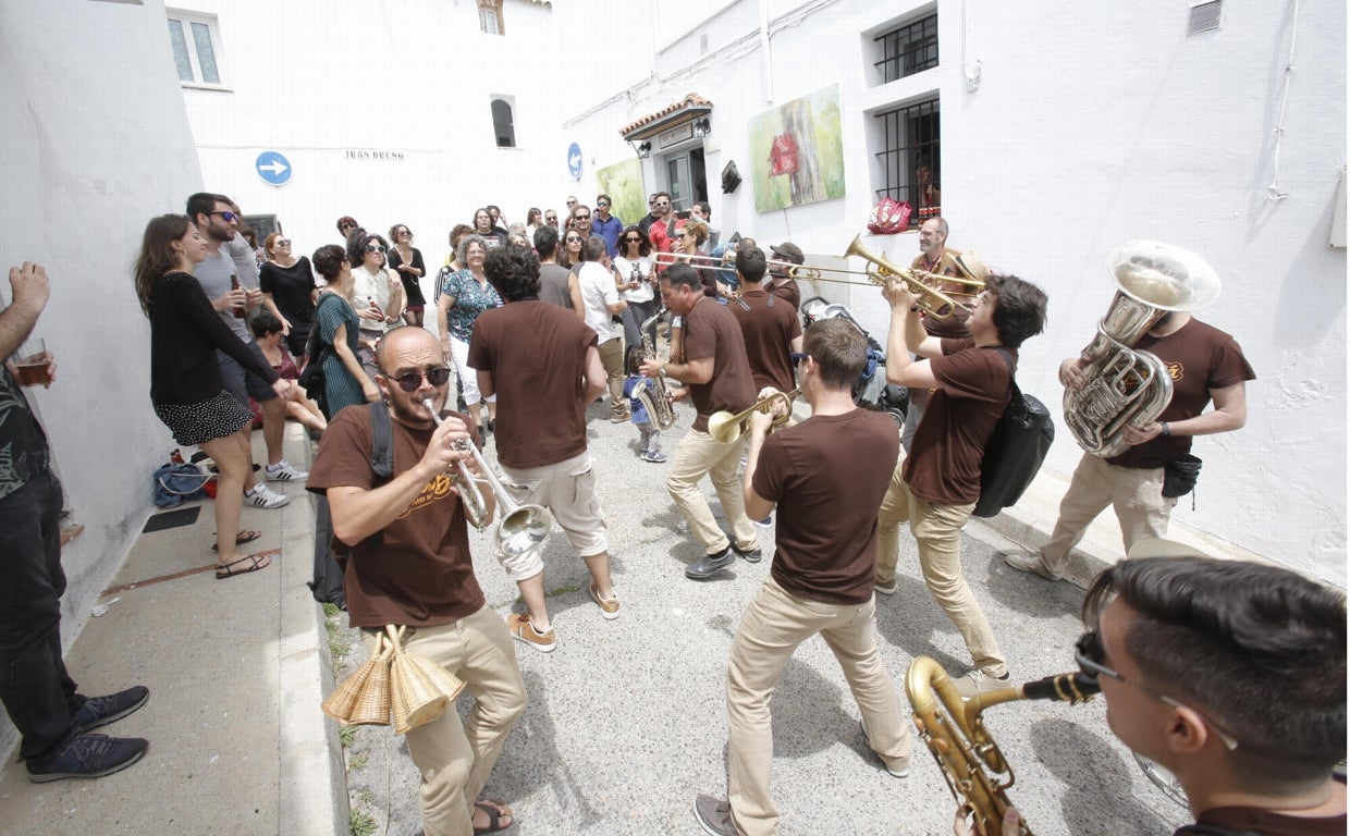 Celebración del Festival del Jazz en Vejer.