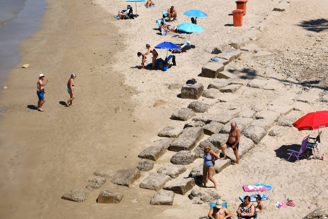 Playa de Santa María del Mar en Cádiz capital