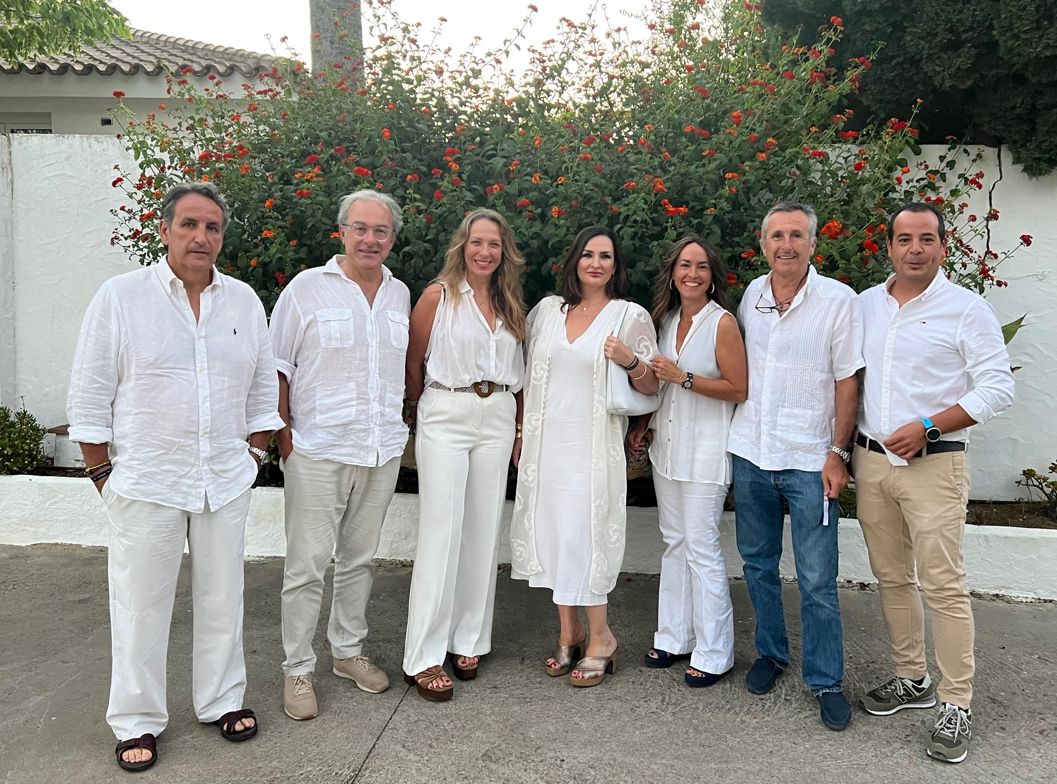 Santiago Caro, Juan Sánchez Sevilla, Paqui Montero, Wilnelia Ruiz, Maribel Vergara, Javier Soto y Alejandro Ramírez