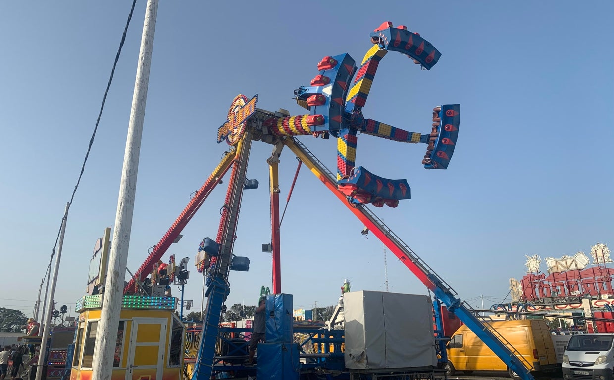 Atracción de feria en San Fernando