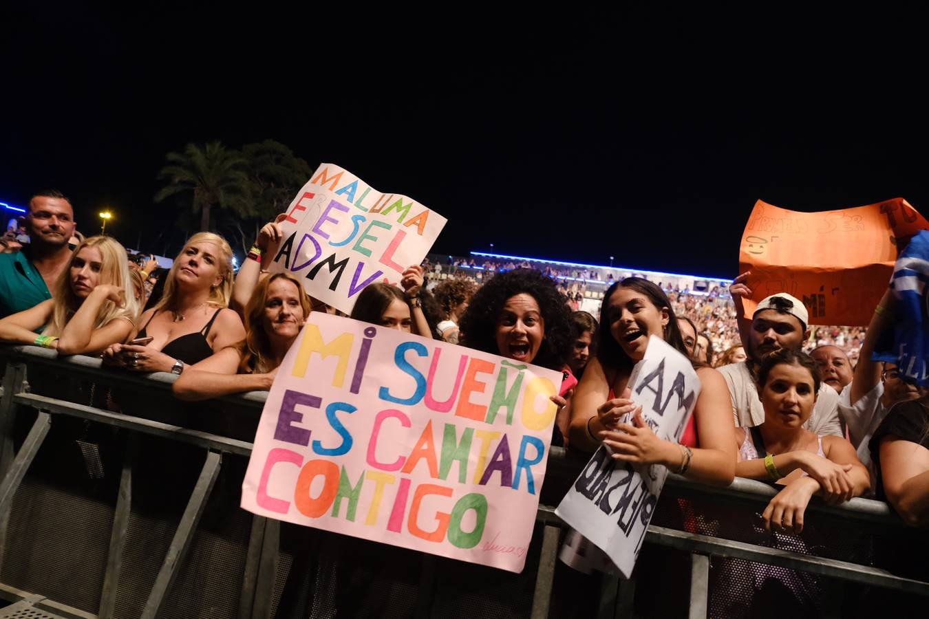 El huracán Maluma arrasa en el Concert Music de Chiclana