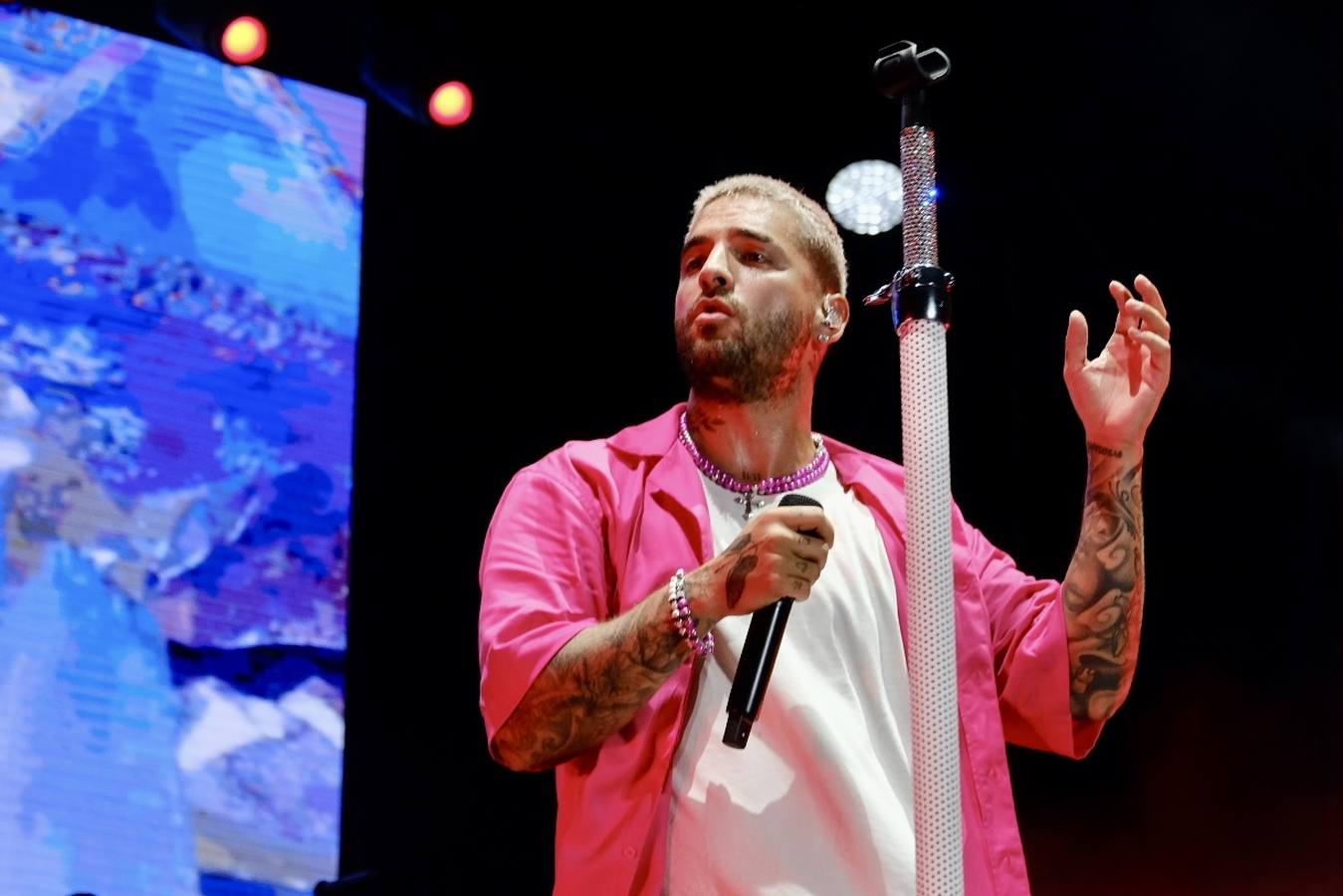 El huracán Maluma arrasa en el Concert Music de Chiclana