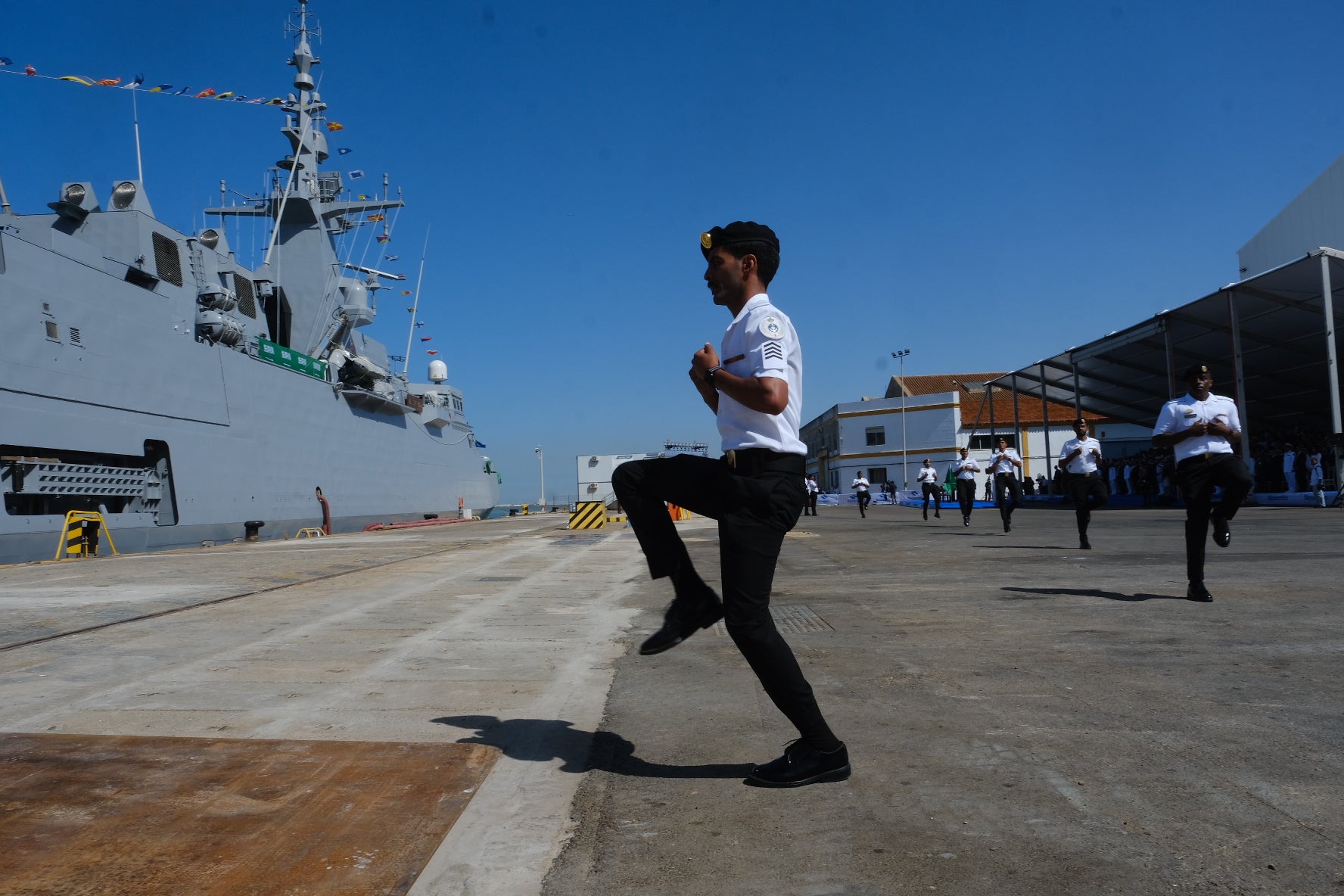 En imágenes: Navantia entrega a Arabia Saudí la segunda corbeta construida en Bahía de Cádiz