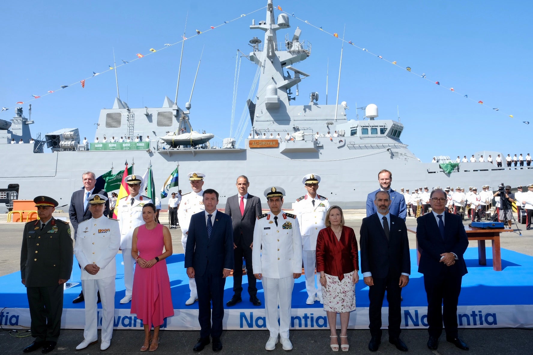 En imágenes: Navantia entrega a Arabia Saudí la segunda corbeta construida en Bahía de Cádiz