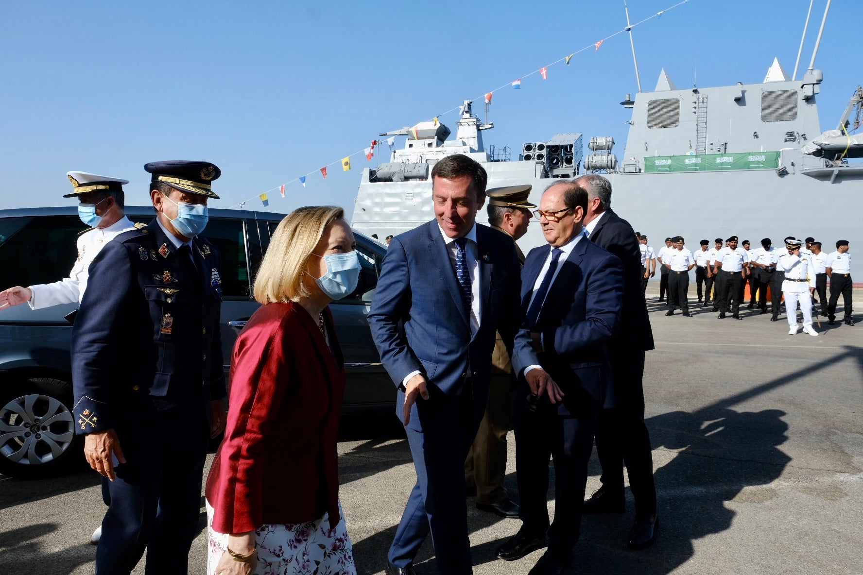 En imágenes: Navantia entrega a Arabia Saudí la segunda corbeta construida en Bahía de Cádiz