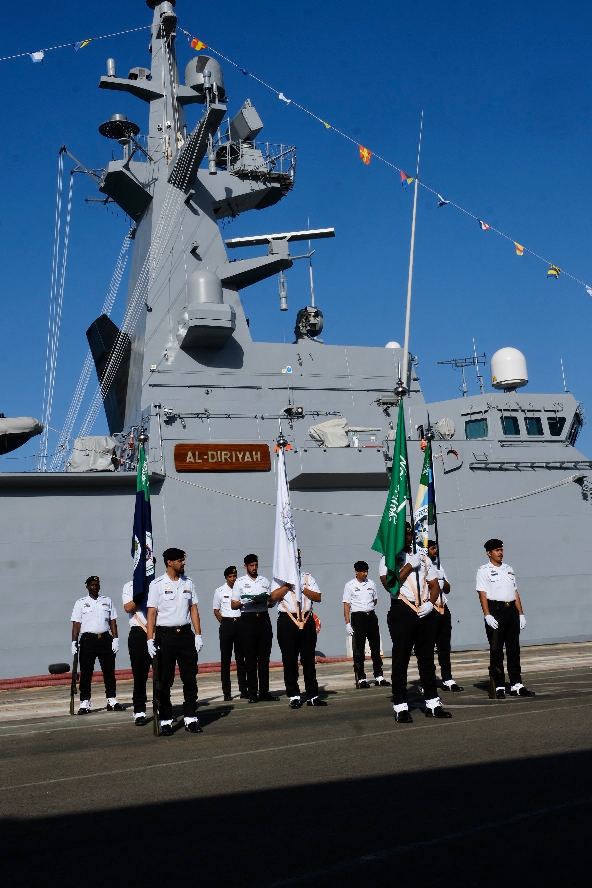 En imágenes: Navantia entrega a Arabia Saudí la segunda corbeta construida en Bahía de Cádiz