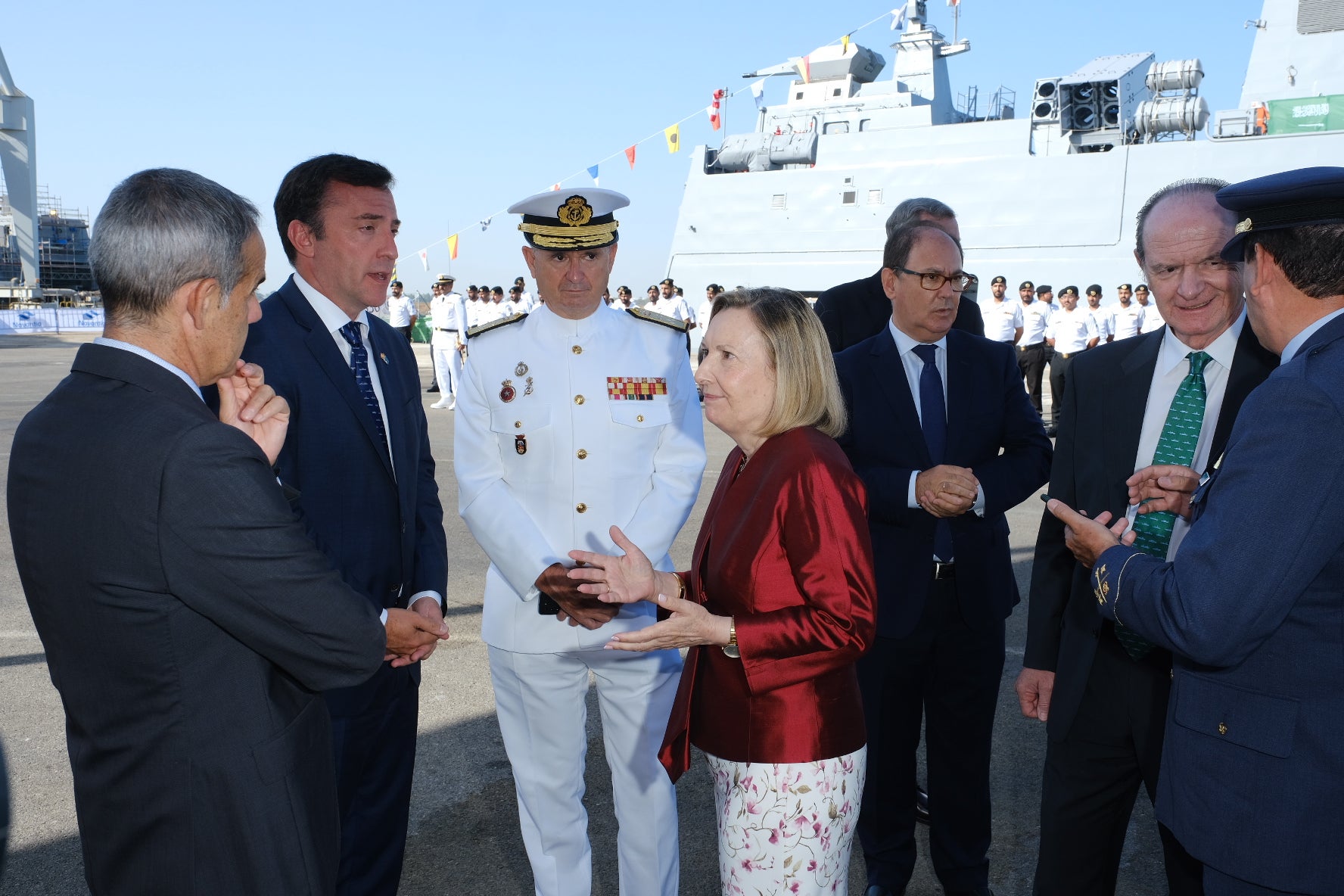 En imágenes: Navantia entrega a Arabia Saudí la segunda corbeta construida en Bahía de Cádiz