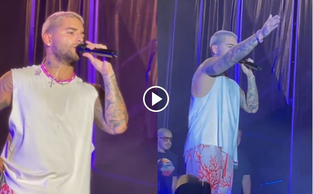 Maluma en el concierto del Concert Music en Chiclana