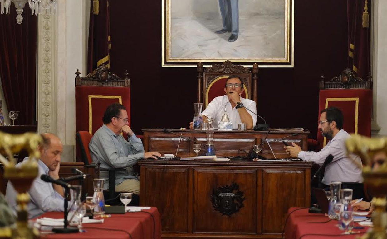 El Pleno del Ayuntamiento de Cádiz.