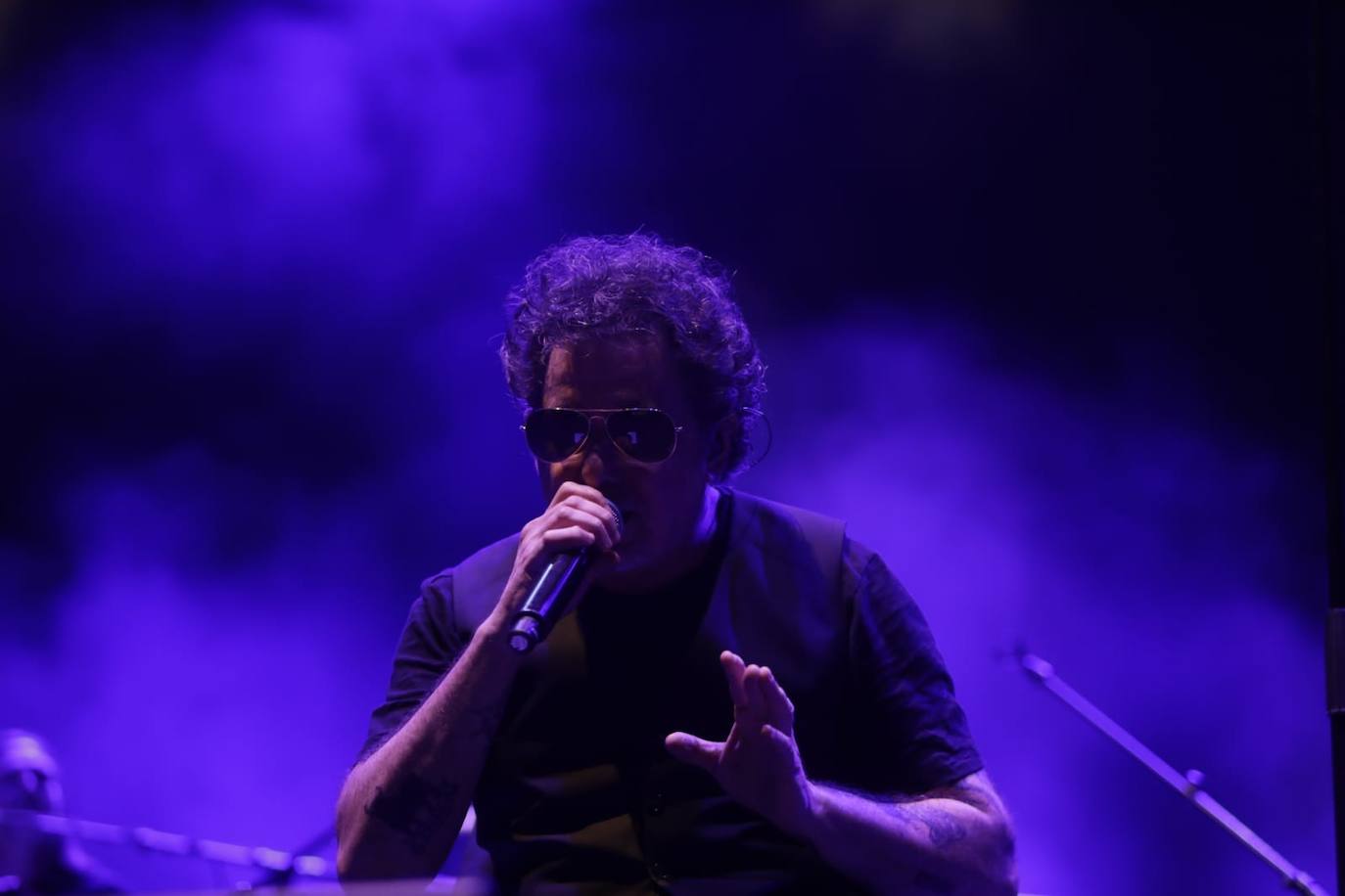 Fotos: El rock de Andrés Calamaro se muestra eterno en Chiclana