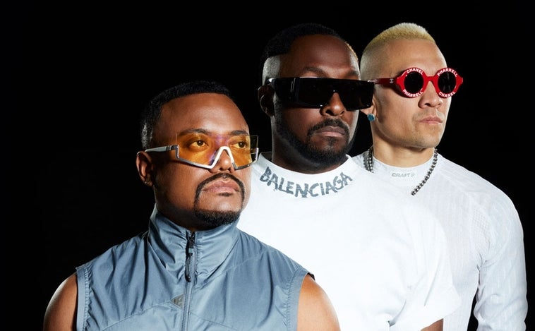 Black Eyed Peas, la banda  de hip hop/pop, en Concert Music Festival