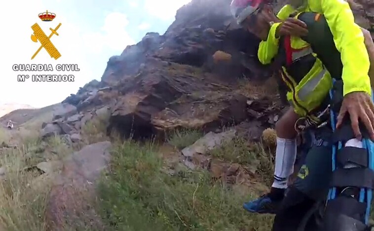 Un montañero de El Puerto, rescatado tras un accidente en el Río Verde