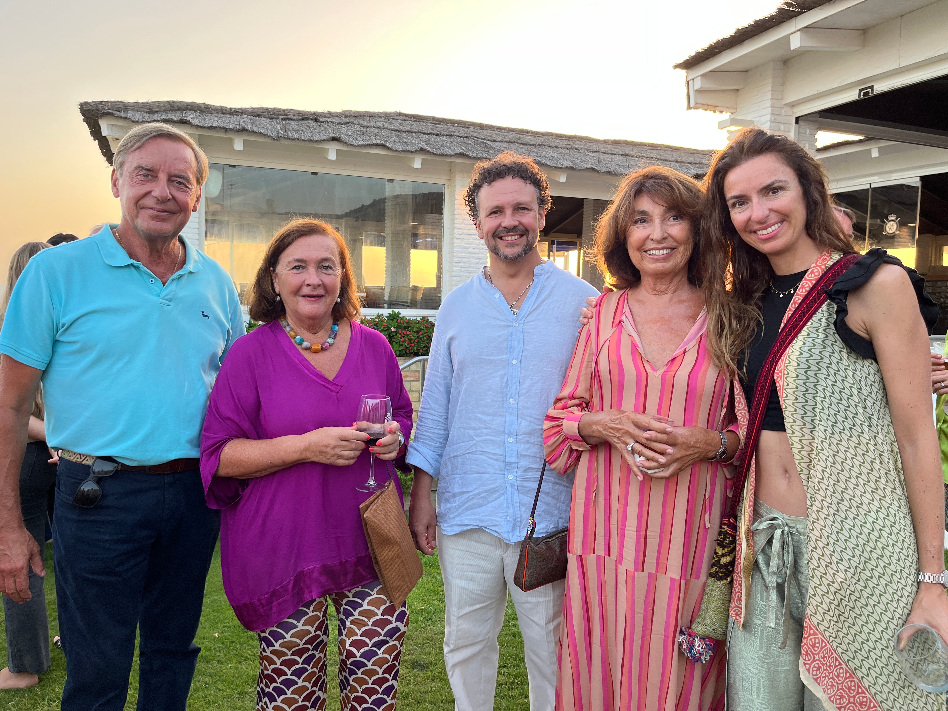 Jesús Prieto, Catita Montero, Enrique Méndez de Vigo, Ana Dura y Ana Moreno