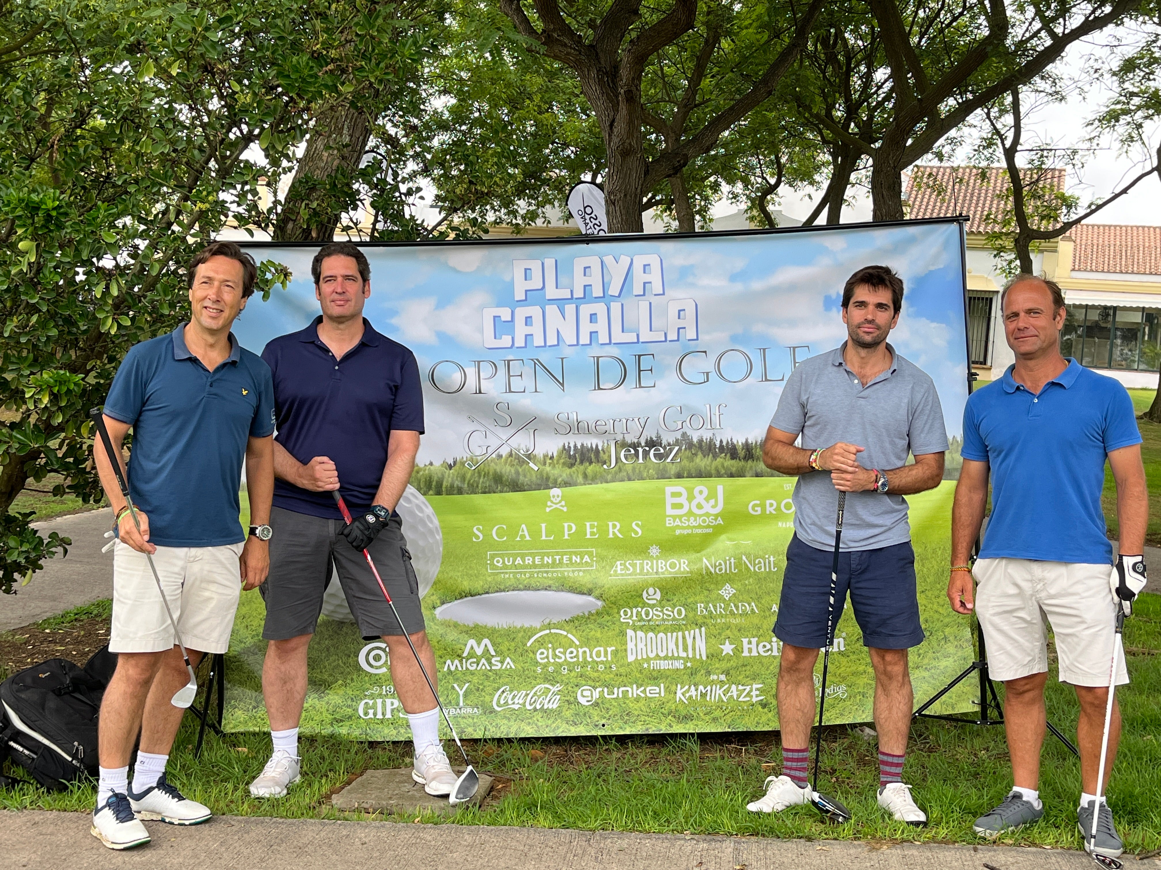 Antonio Mena Álvarez, Javier de Aspe Gil, Jaime de Aspe Gil y Antonio Alejo