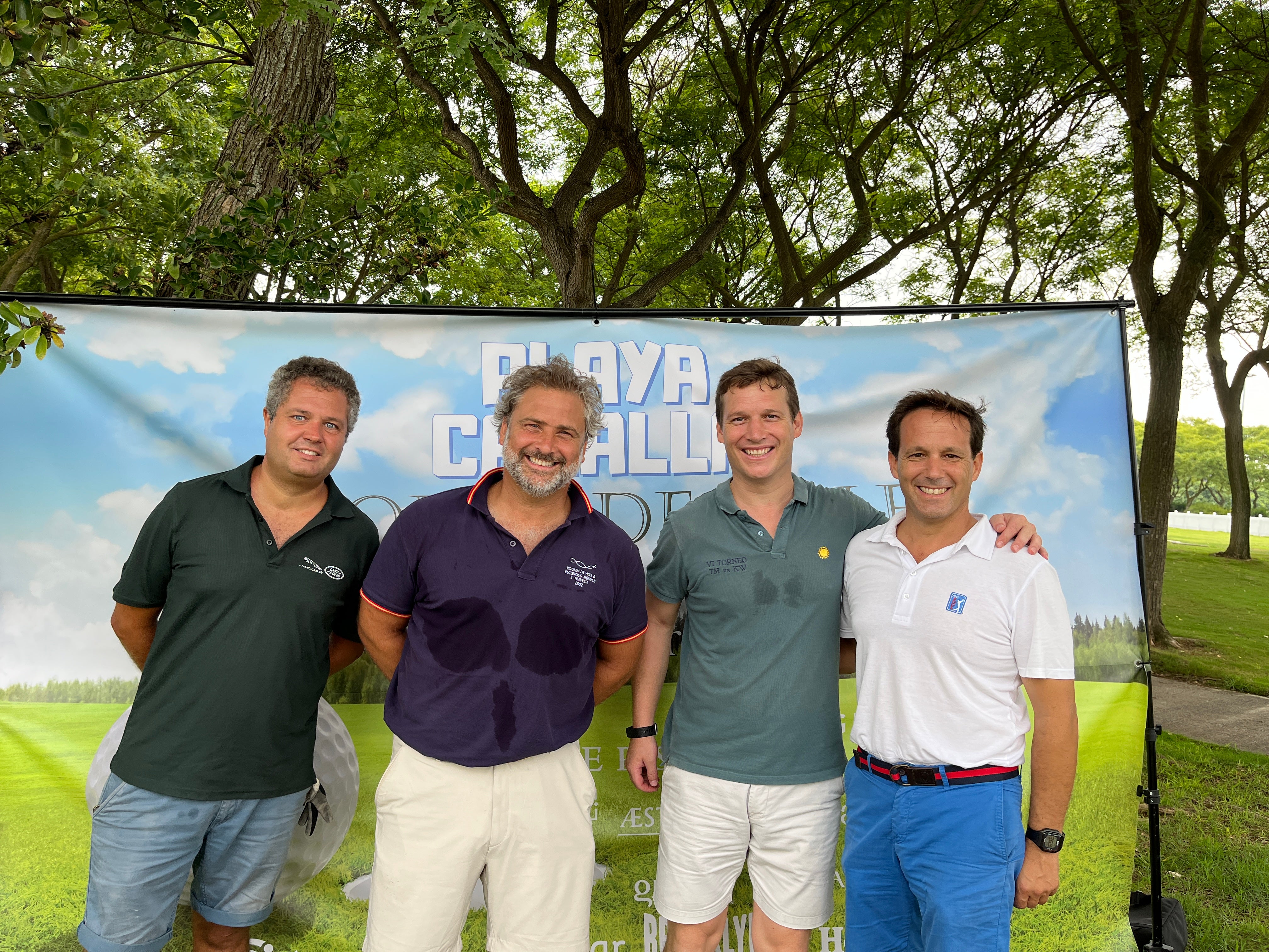 Manuel Fontán, Ricardo Lahera, Pedro Porres y Juan Pablo García