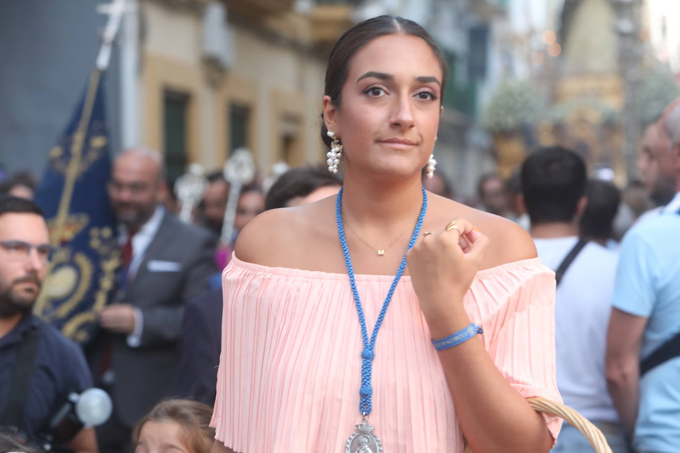 Las imágenes del traslado de la Dolorosa de la archicofradía de la Palma al santuario de la Patrona