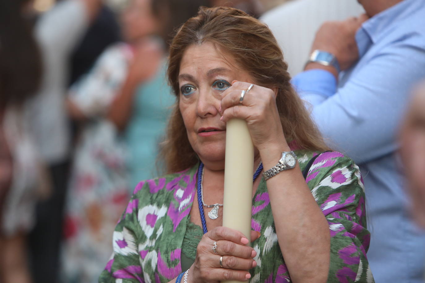 Las imágenes del traslado de la Dolorosa de la archicofradía de la Palma al santuario de la Patrona