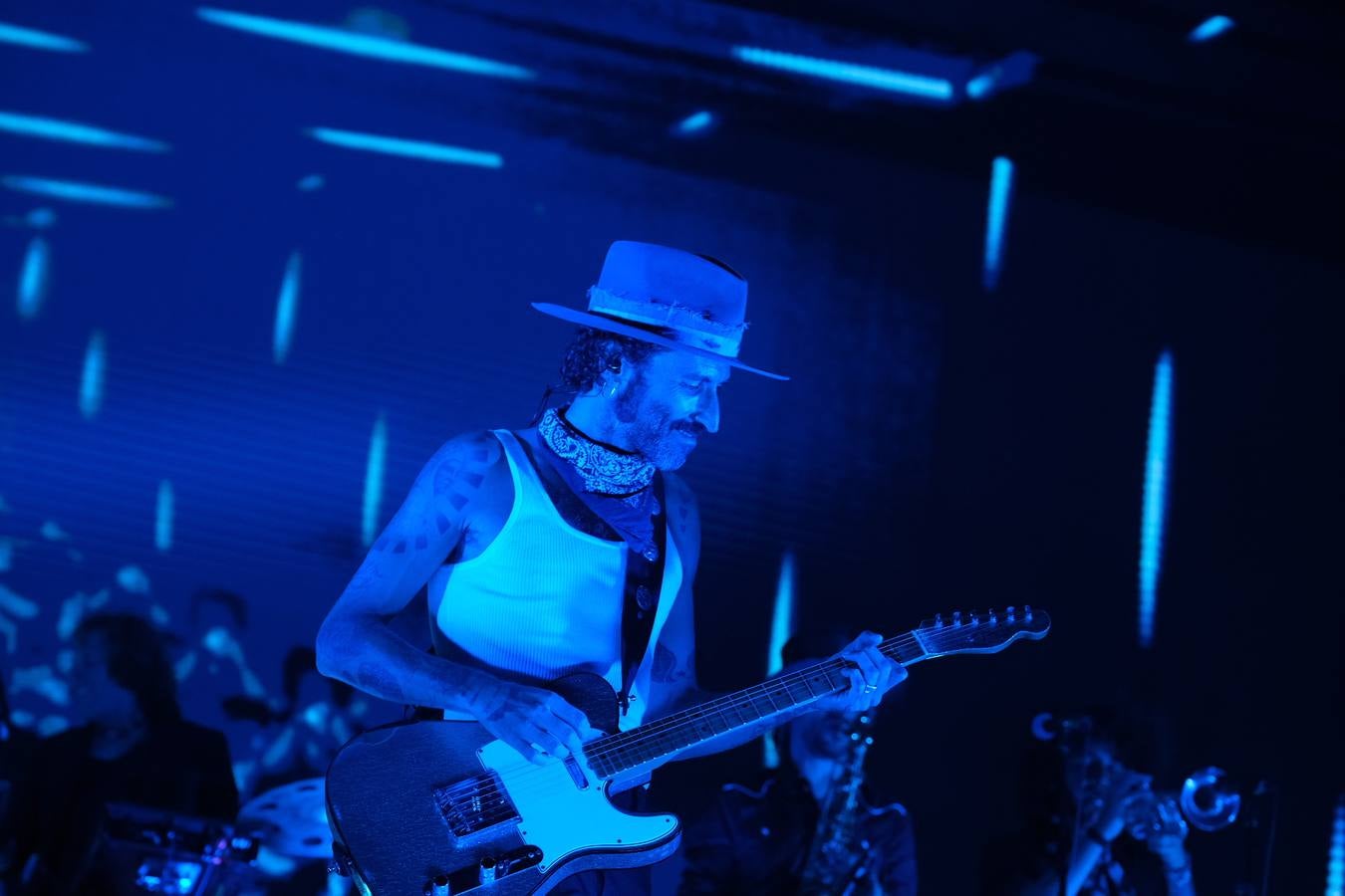 Leiva, en concierto en el Poblado de Sancti Petri