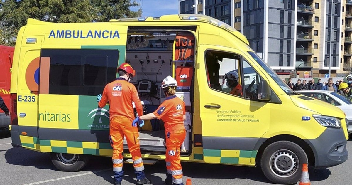 Un momento del rescate de este martes