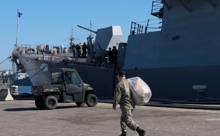 Fotos: la llegada del destructor norteamericano USS Bulkeley a la base de Rota