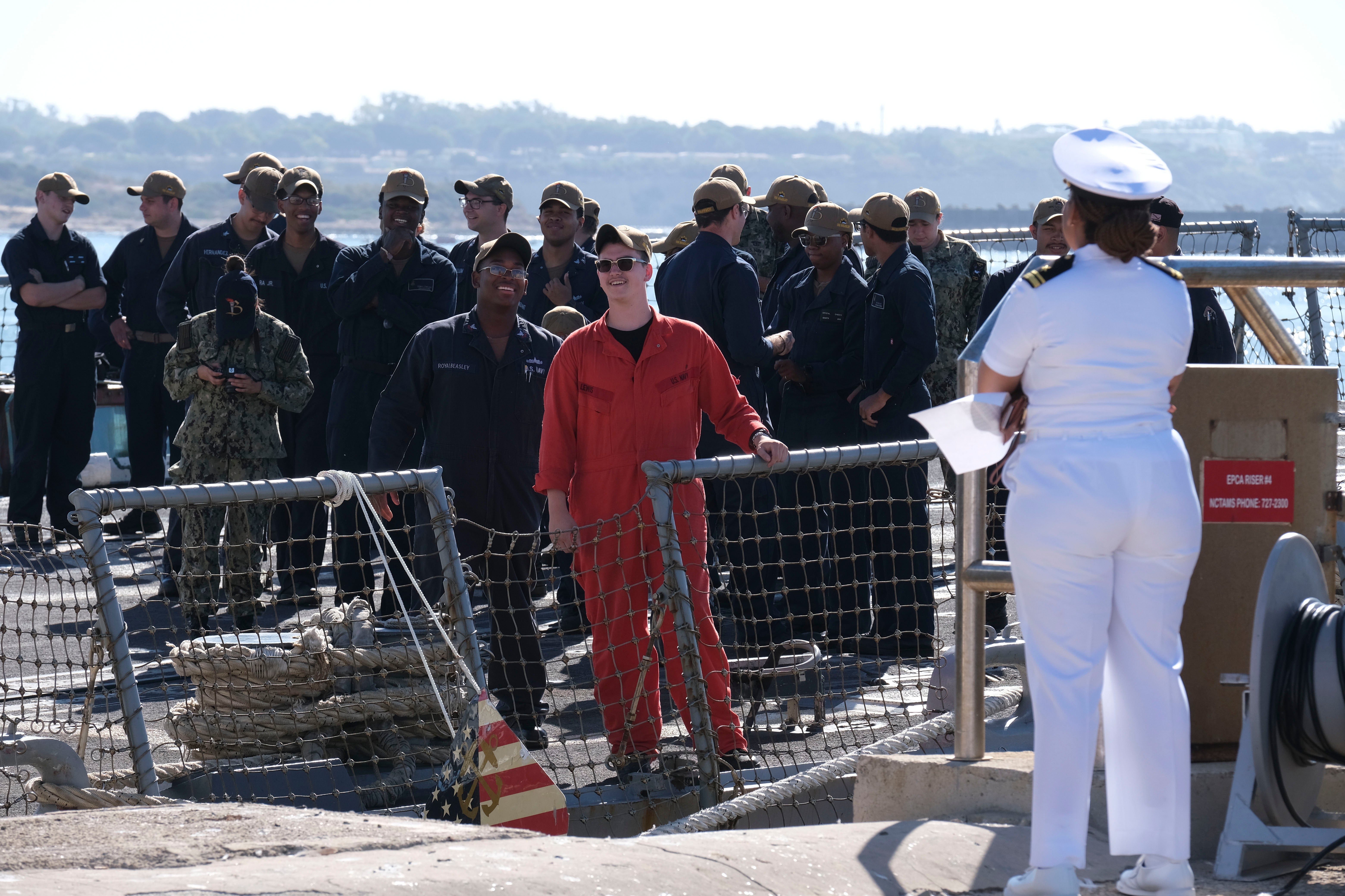 Fotos: la llegada del destructor norteamericano USS Bulkeley a la base de Rota