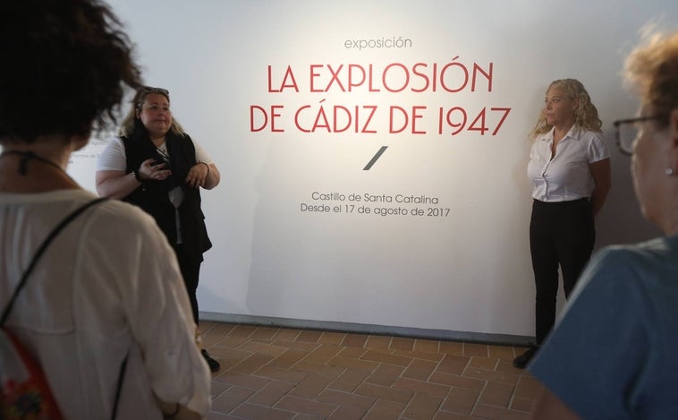 Las imágenes de la exposición sobre la explosión de Cádiz de 1947