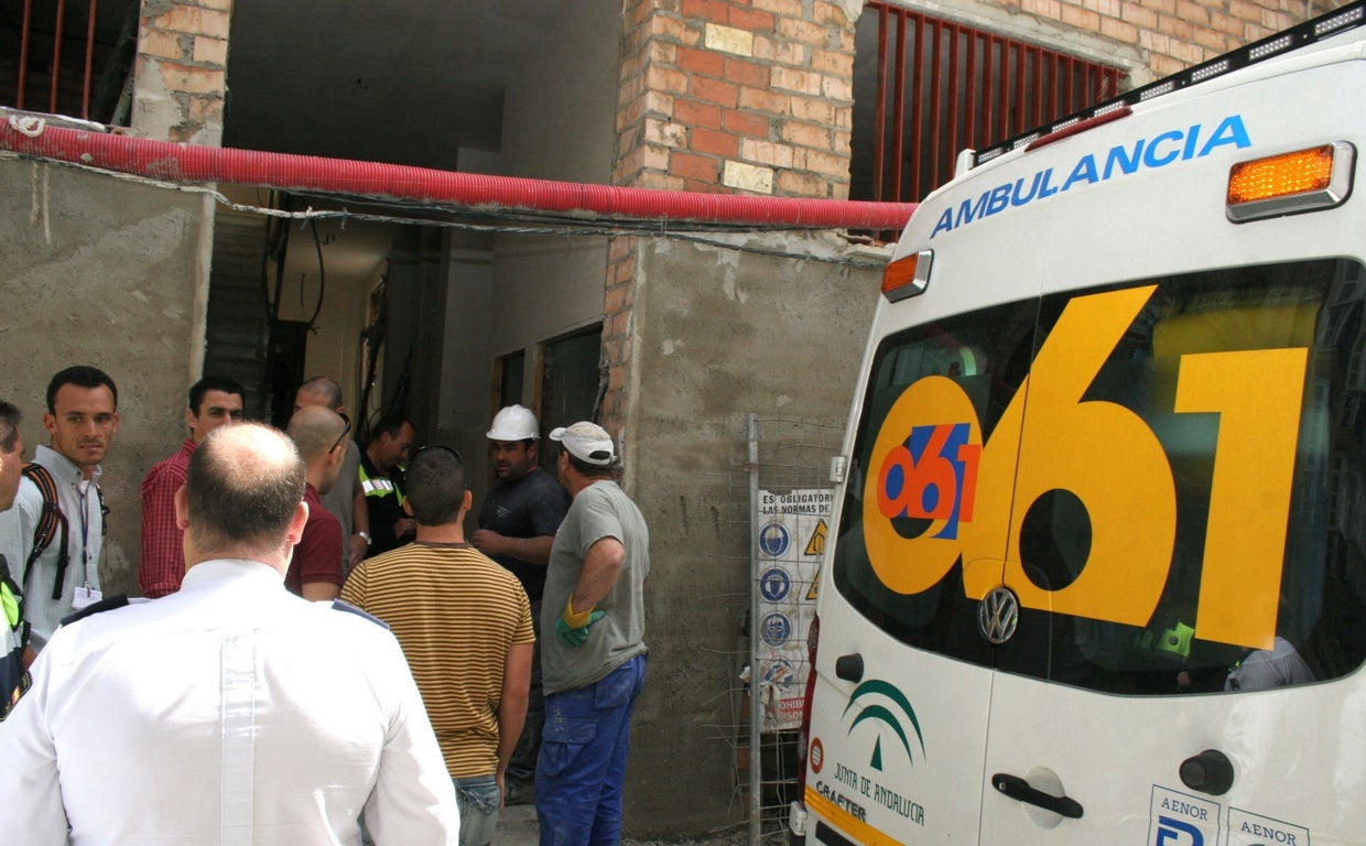 Accidente laboral en una obra de Cádiz