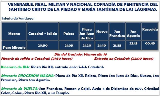 Magna Cádiz 2022: Horarios e itinerarios de los traslados y la procesión de este sábado