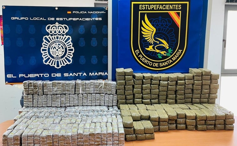 Una nave del polígono de El Puerto, utilizada como 'guardería' para la droga