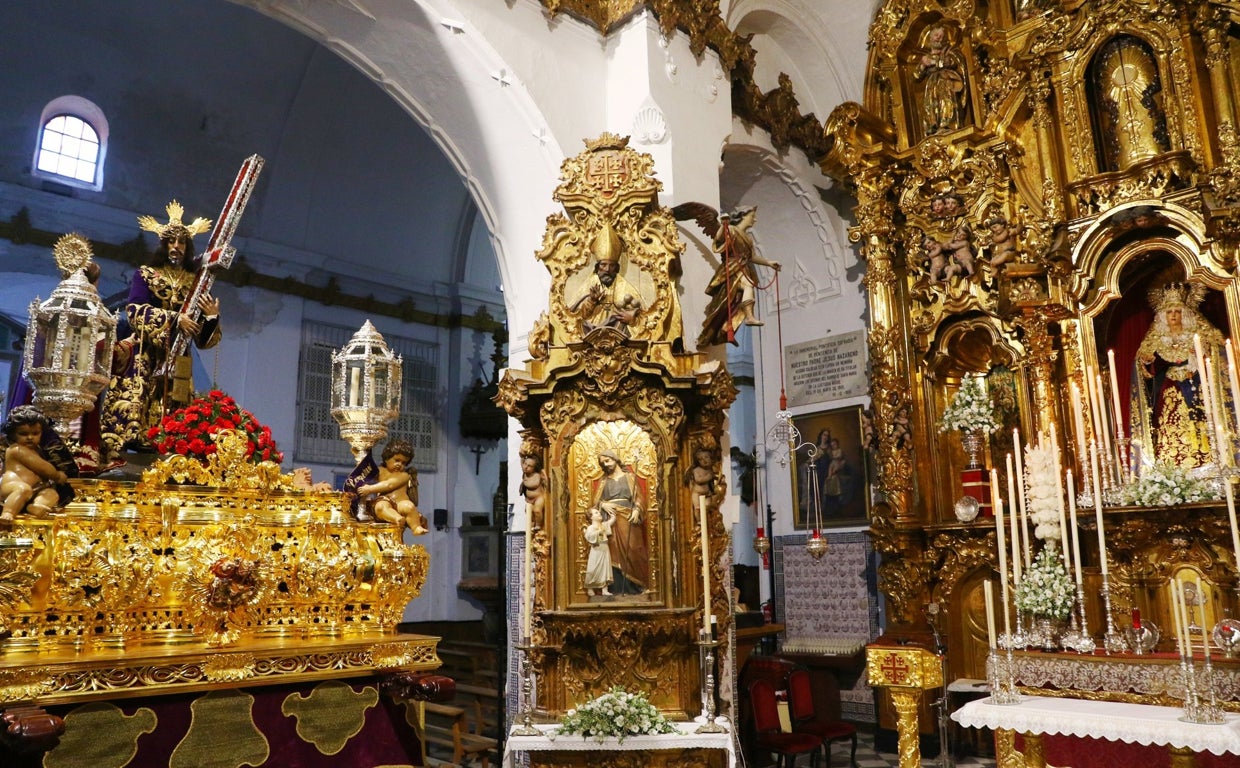 El paso del Nazareno de Santa María ya está preparado para la Magna.