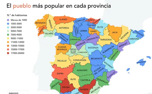 ¿Cuál es el pueblo más popular de la provincia de Cádiz? Descúbrelo en este mapa