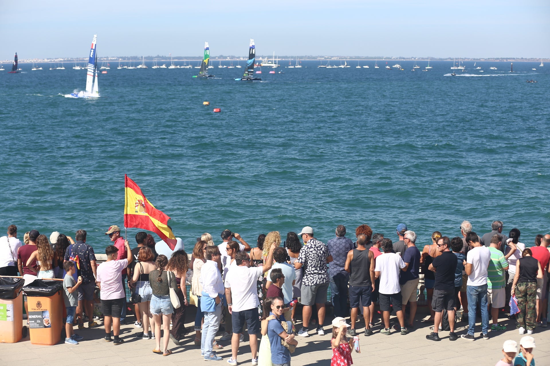 En imágenes: Fiesta en Cádiz el primer día de SailGP