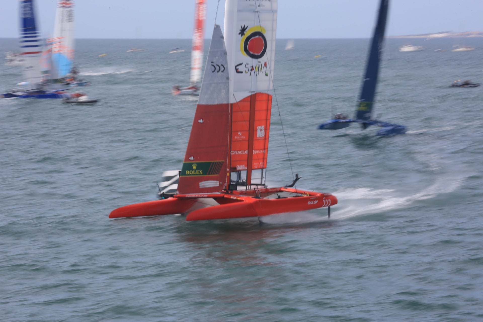 Búscate en las imágenes de Cádiz este domingo de SailGP