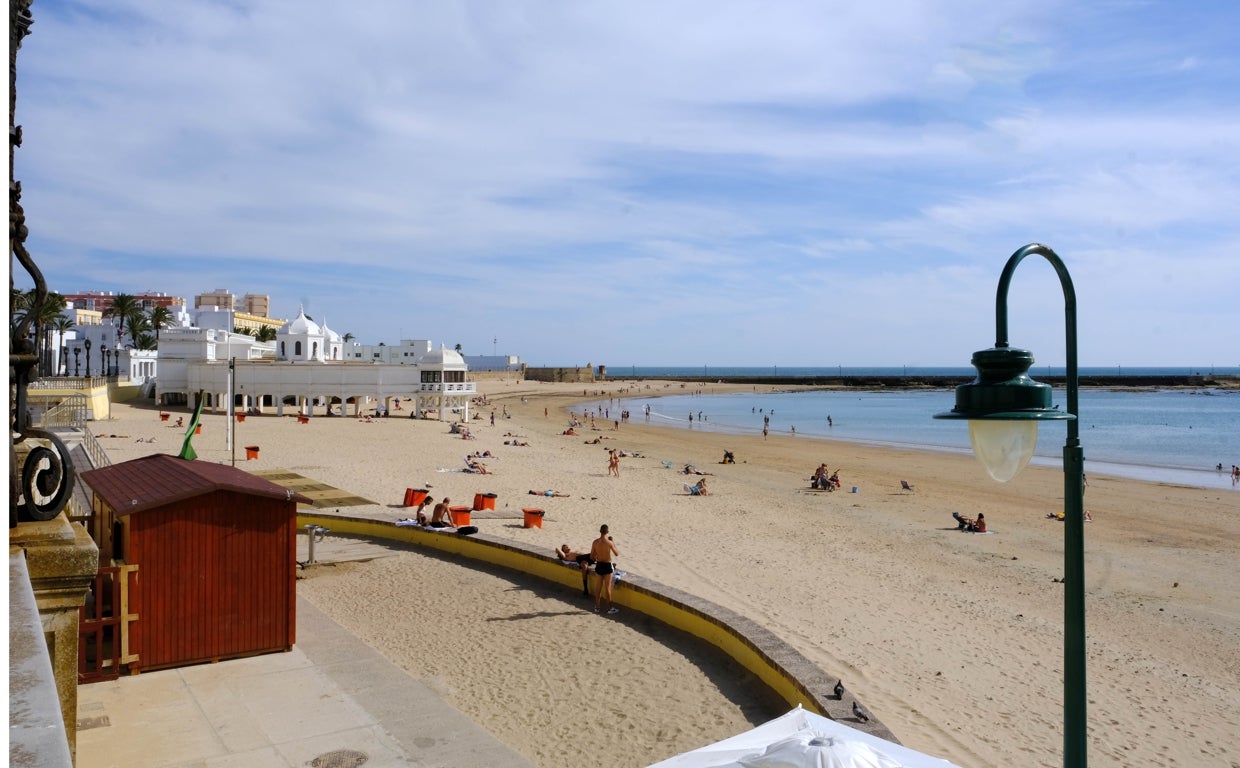 Módulo de la playa de la Caleta.