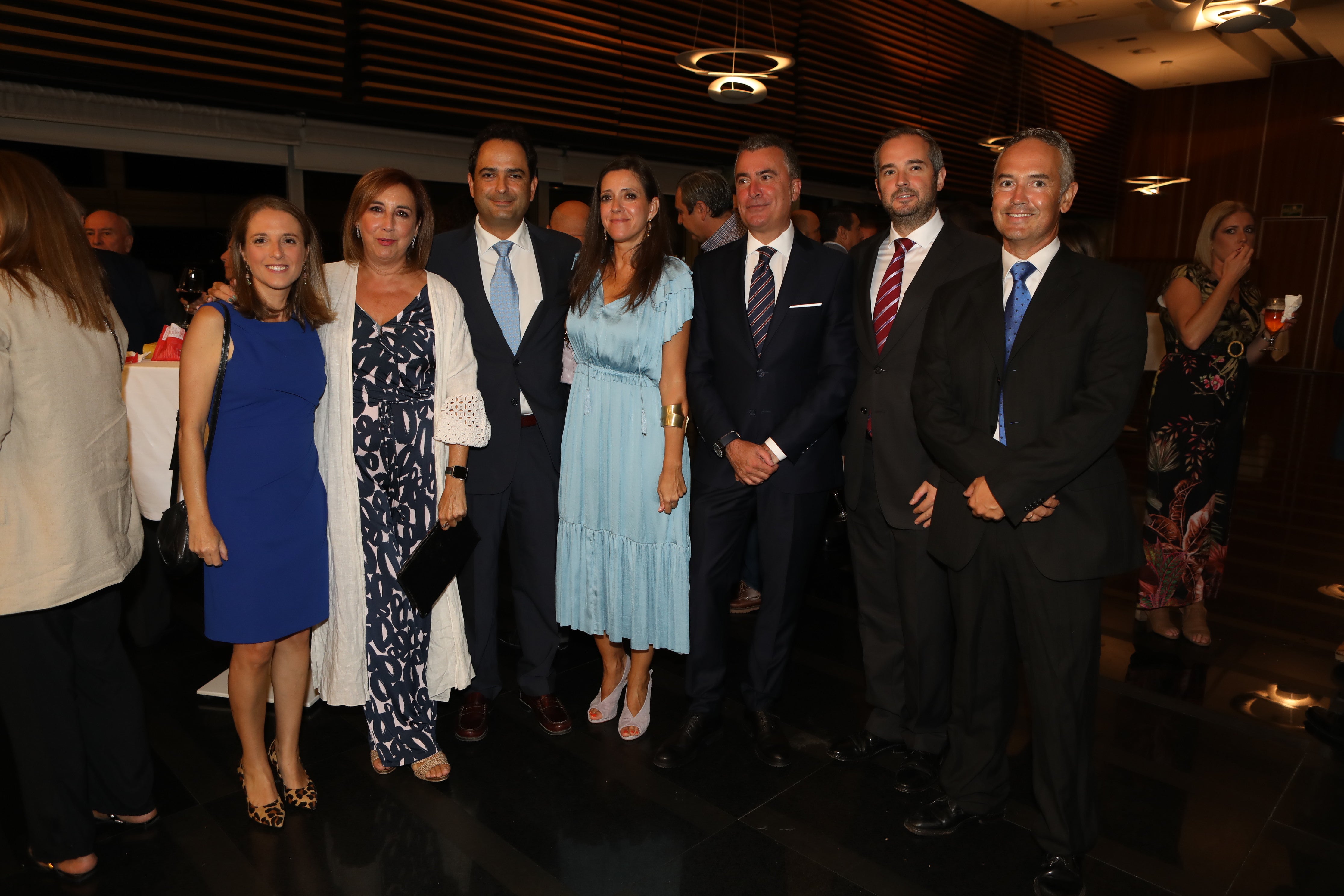 Cristina Sanabria, Ana Villagómez, Manuel Arjona, Rosa Serrano, Ángel Núñez, Andrés Álvarez y Antonio Rodríguez.