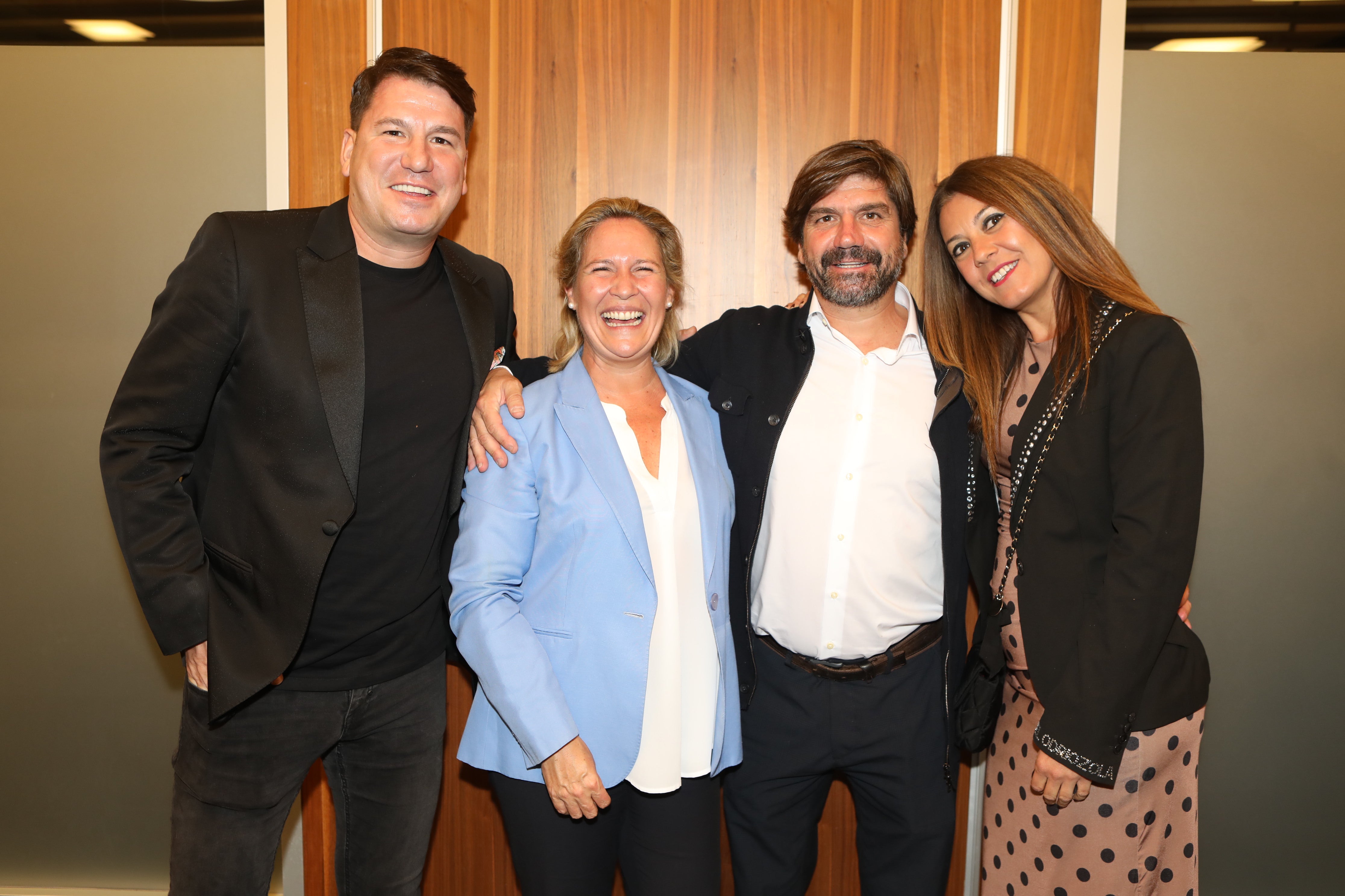 Lucas, Ana Casanova, Pablo González y María José Castro.