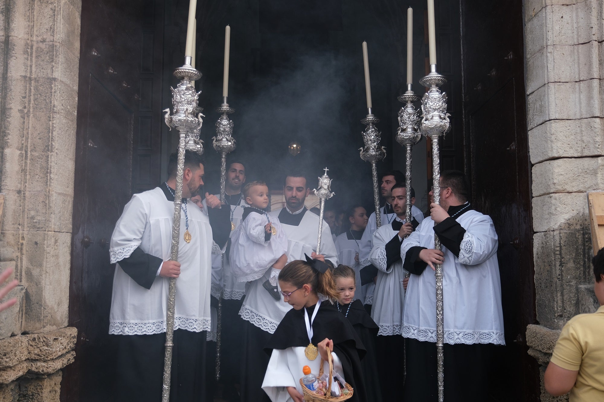 En imágenes: Procesión de la Virgen del Rosario