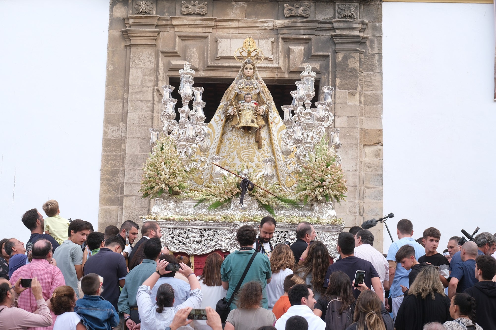 En imágenes: Procesión de la Virgen del Rosario