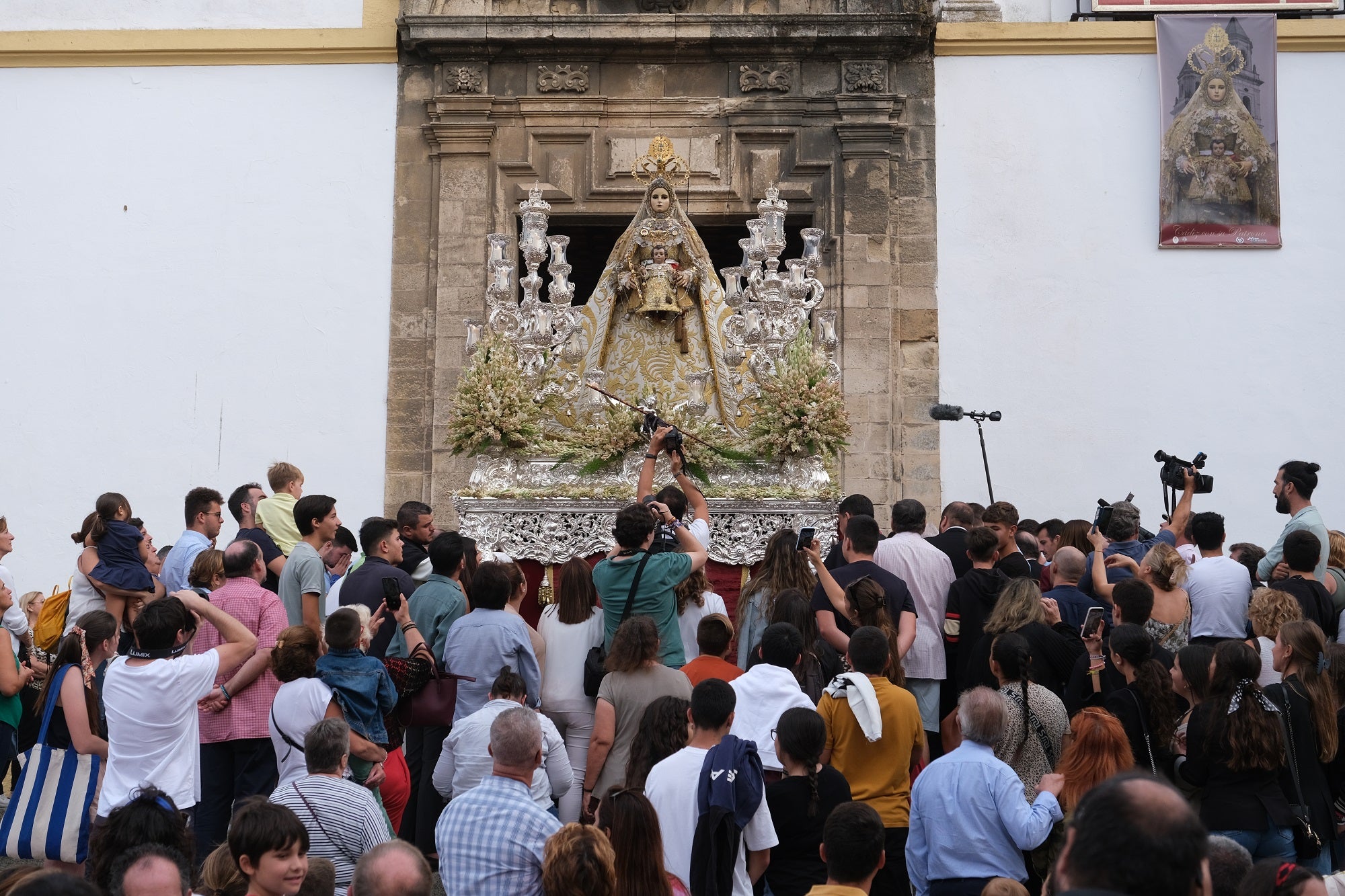 En imágenes: Procesión de la Virgen del Rosario