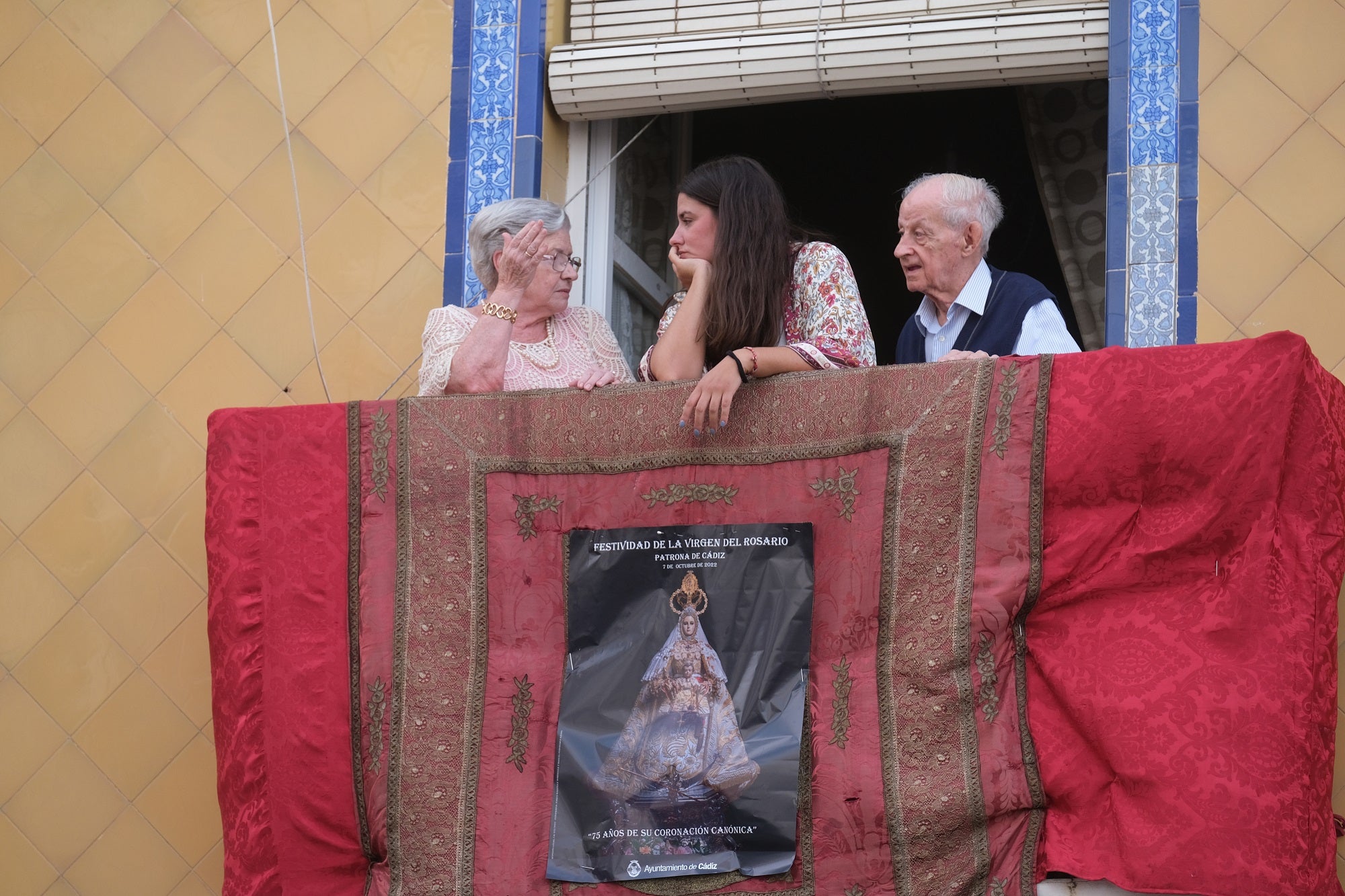 En imágenes: Procesión de la Virgen del Rosario