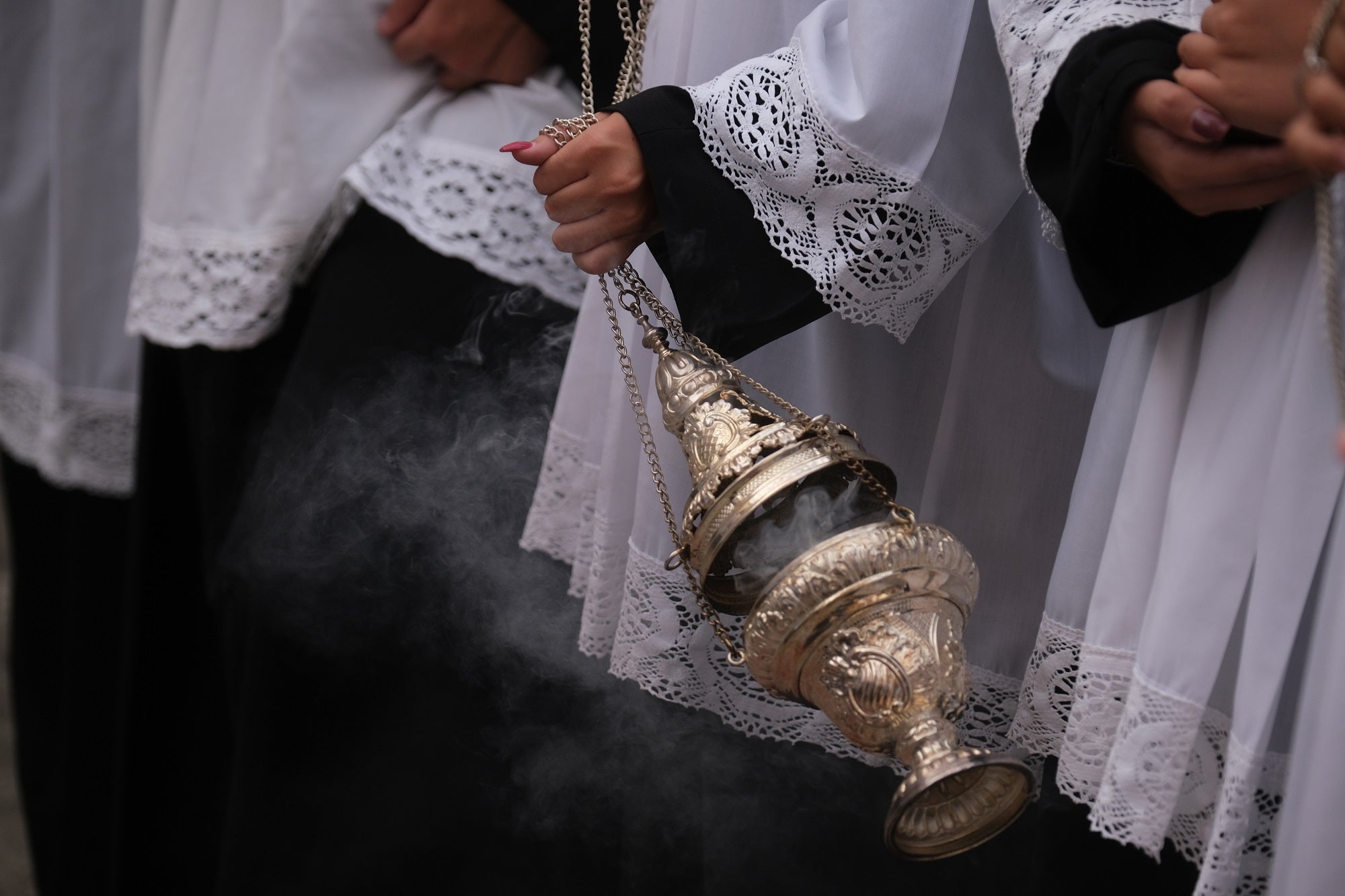 En imágenes: Procesión de la Virgen del Rosario