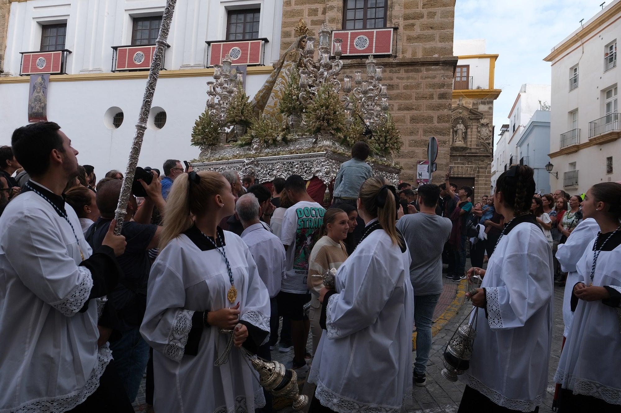 En imágenes: Procesión de la Virgen del Rosario