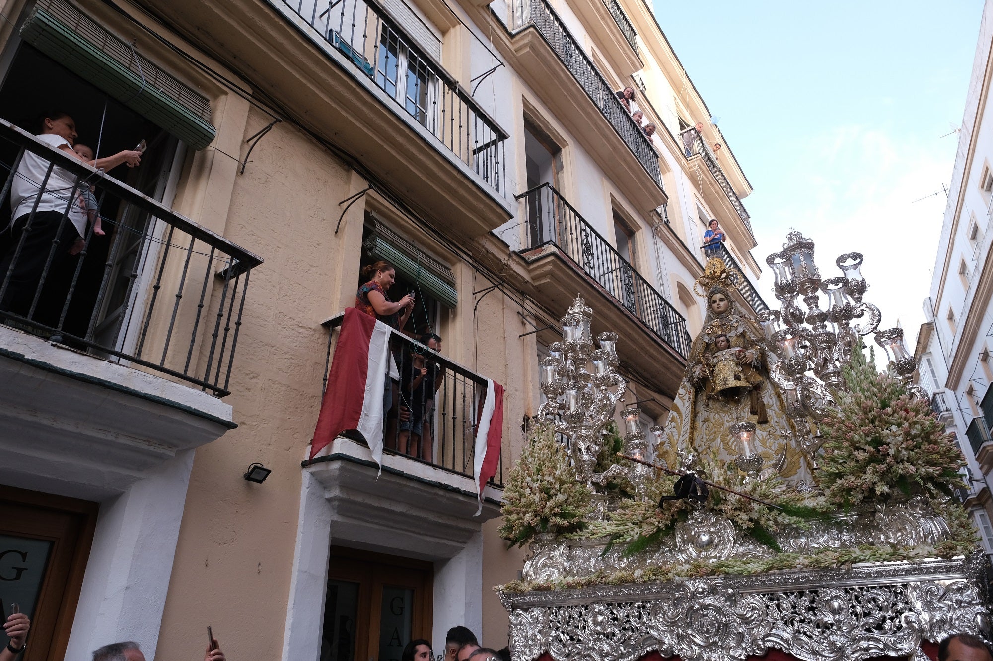 En imágenes: Procesión de la Virgen del Rosario