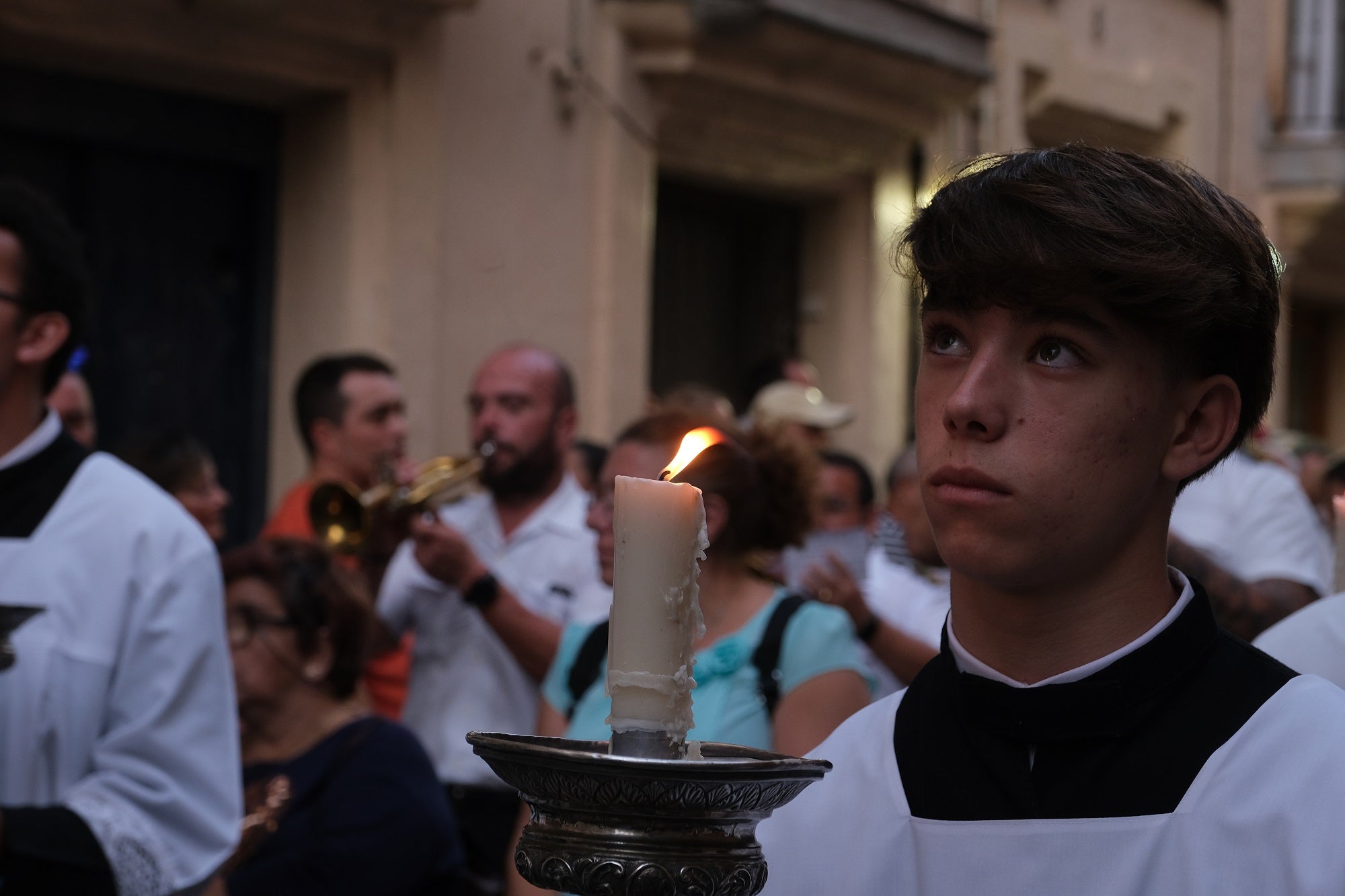 En imágenes: Procesión de la Virgen del Rosario