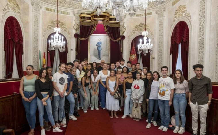 Cádiz recibe a los alumnos y docentes del proyecto Erasmus+