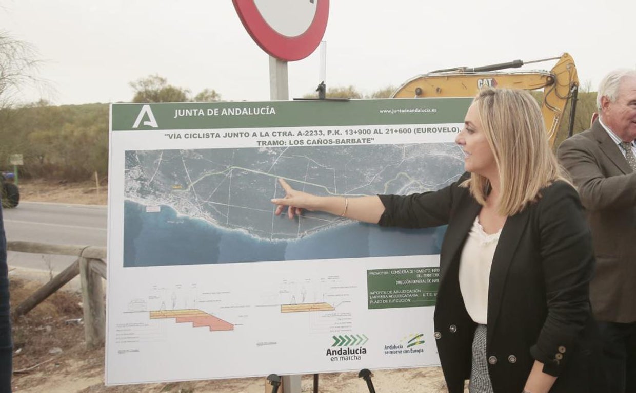 El carril bici que unirá los Caños de Meca y Barbate.