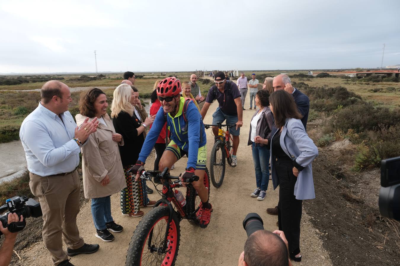 Así es la nueva vía ciclopeatonal entre San Fernando y Chiclana