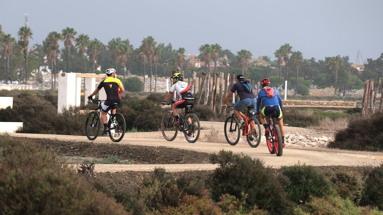 Así es la nueva vía ciclopeatonal entre San Fernando y Chiclana