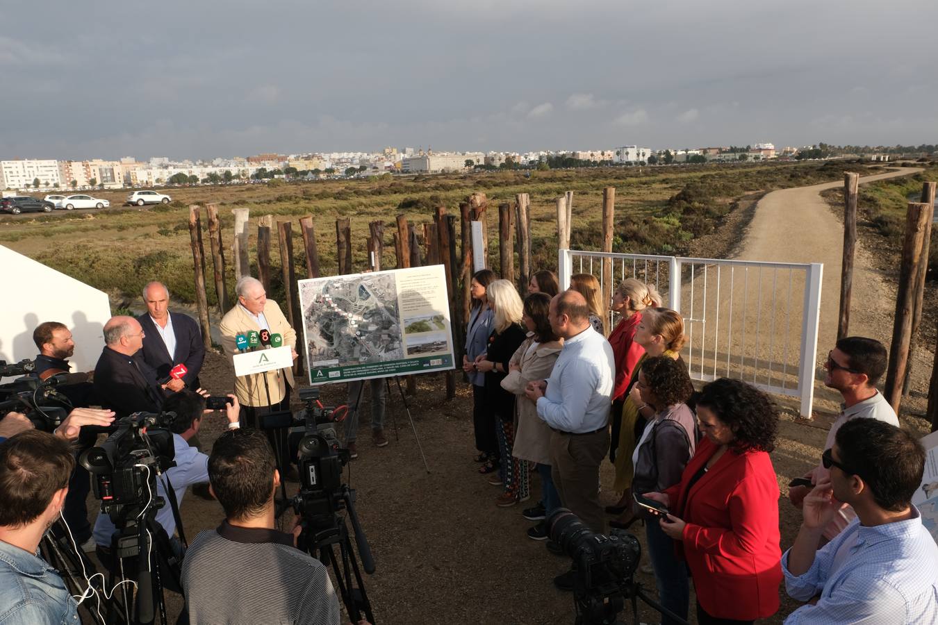 Así es la nueva vía ciclopeatonal entre San Fernando y Chiclana